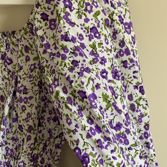 influence asos long sleeve floral blouse - Picture 4 of 5